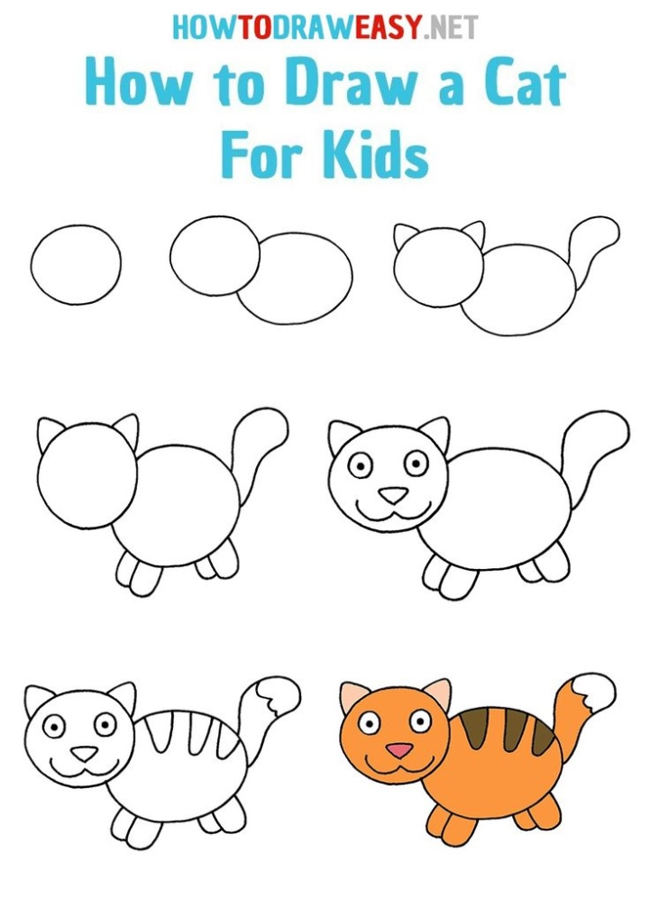 Easy Step-by-Step Guide: How To Draw A Cat For Kids – Fun And Simple Tutorial