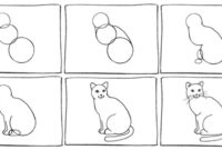 Easy Peasy Cat Drawing Tutorial For Beginners: Learn How To Draw A Cute Feline In Simple Steps