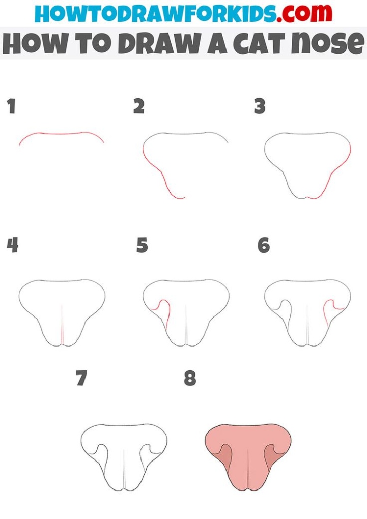 Backdate 4 How To Draw A Cat Nose