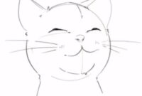 Meow-tastic Tutorial: Learn How To Draw A Cute Cat Face In Just A Few Easy Steps