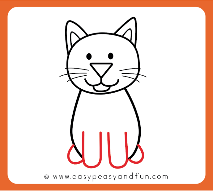 Easy Peasy: Learn How To Draw A Cute Cat In A Snap!