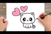 Learn How To Draw A Super Adorable Cat With These Simple Steps!