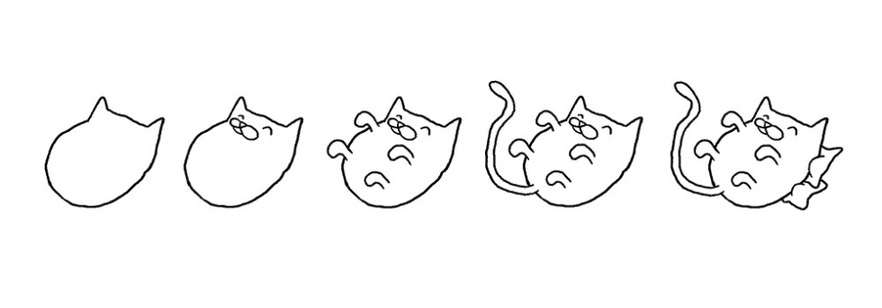 Easy Steps To Draw A Chubby Cat: A Fun And Simple Guide For Beginners