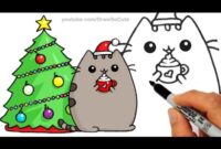 Create A Festive Feline: Easy Steps To Draw A Cute Christmas Cat