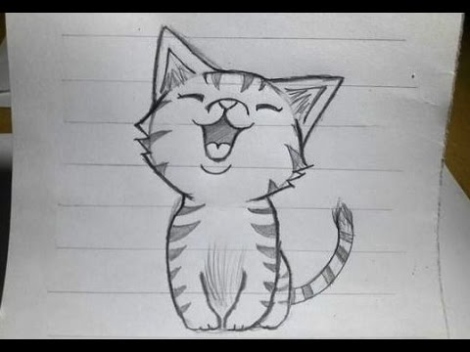 Niche Utama 1 ᴴᴰ How To Draw Cute Kitty Cat Step By Step For Beginners