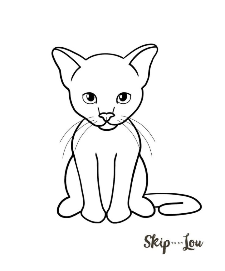 Whiskers And Purrfection: Master The Art Of Drawing A Simple Cat In Just A Few Easy Steps!