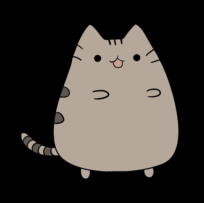 Niche Utama 2 How To Draw Pusheen The Cat - Really Easy Drawing Tutorial