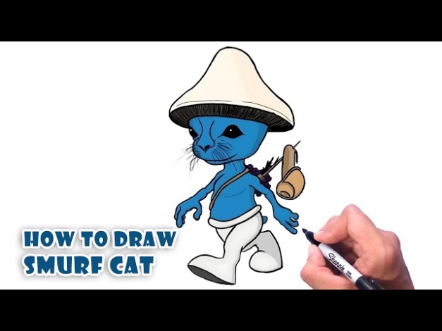 Unleash Your Inner Artist: Learn How To Draw A Smurf Cat With These Step-by-Step Instructions!